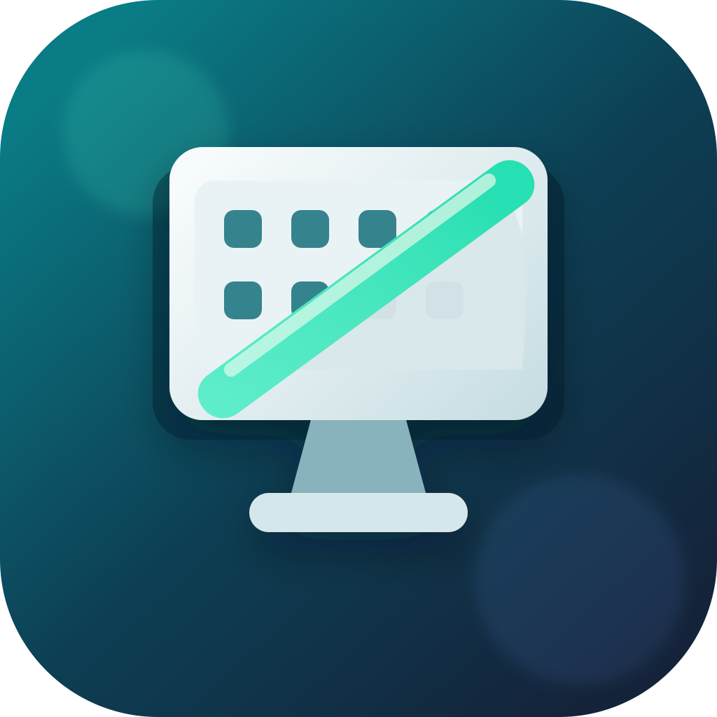 CleanScreen Drop app icon.